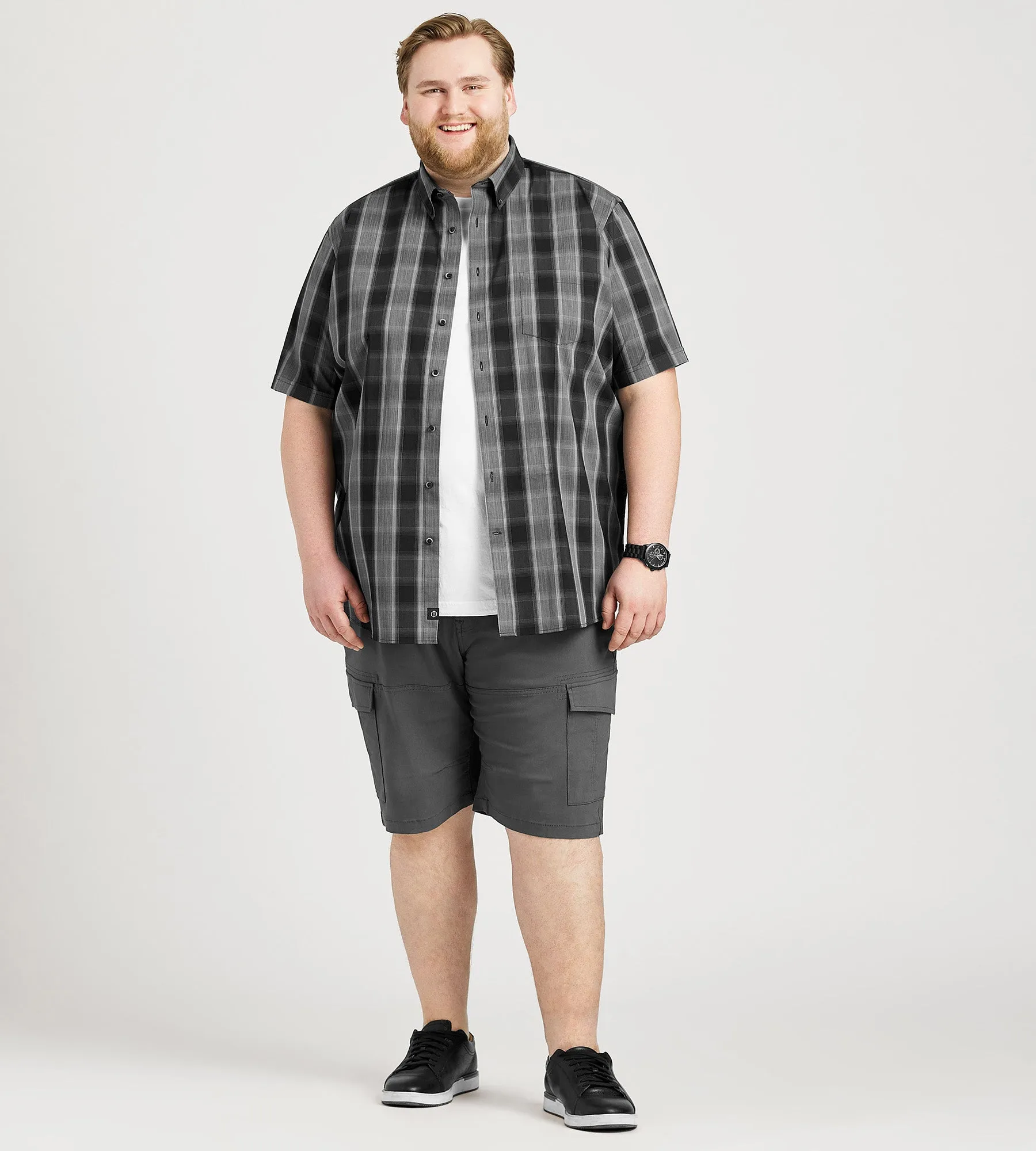 Easy Care Plaid Shirt sold by George Richards product image thumbnail 3