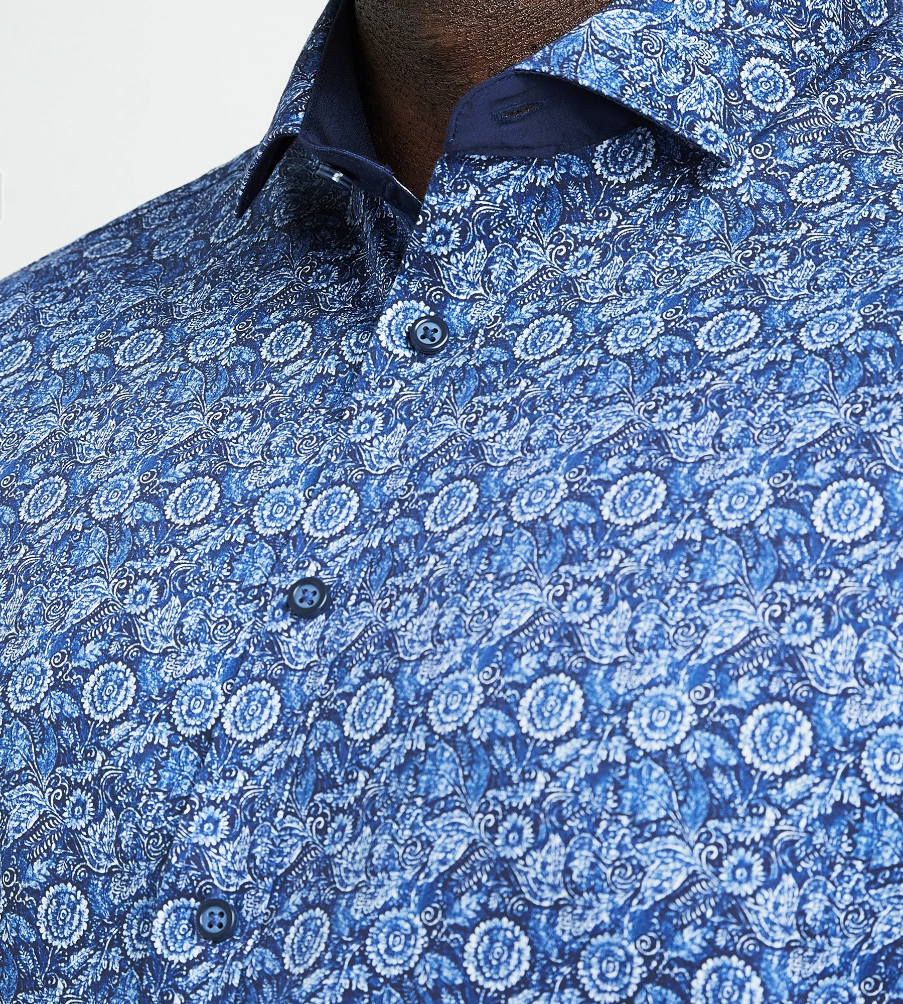 Allover Floral Printed Shirt sold by George Richards product image thumbnail 2