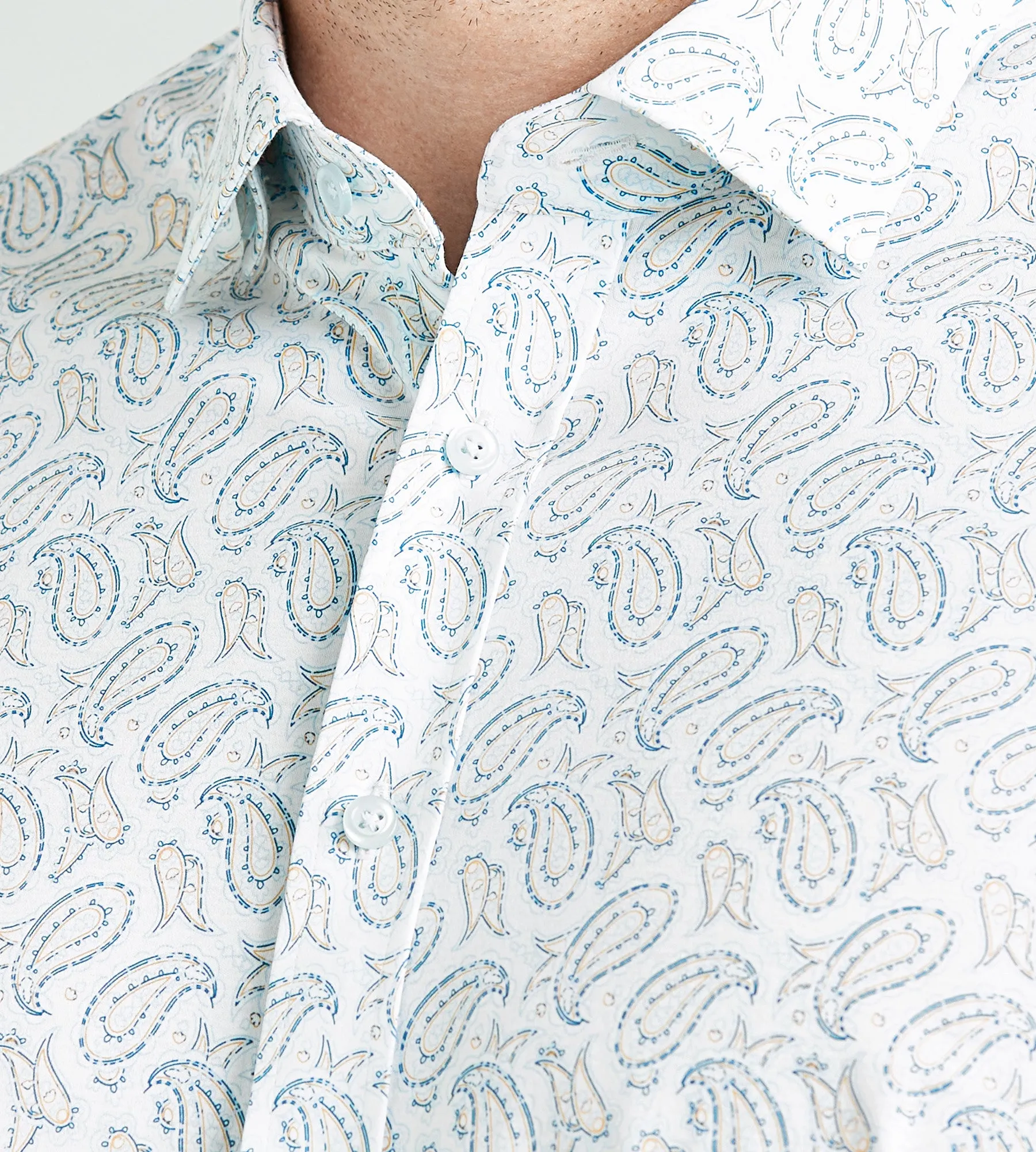 Paisley 360 Stretch Shirt sold by George Richards product image thumbnail 2