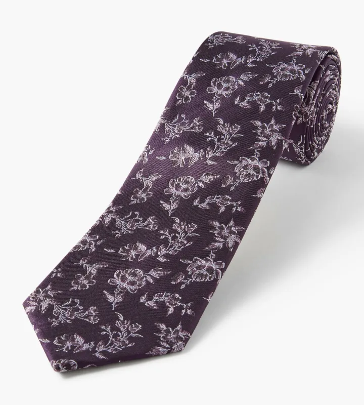 Floral Tie made by George Richards