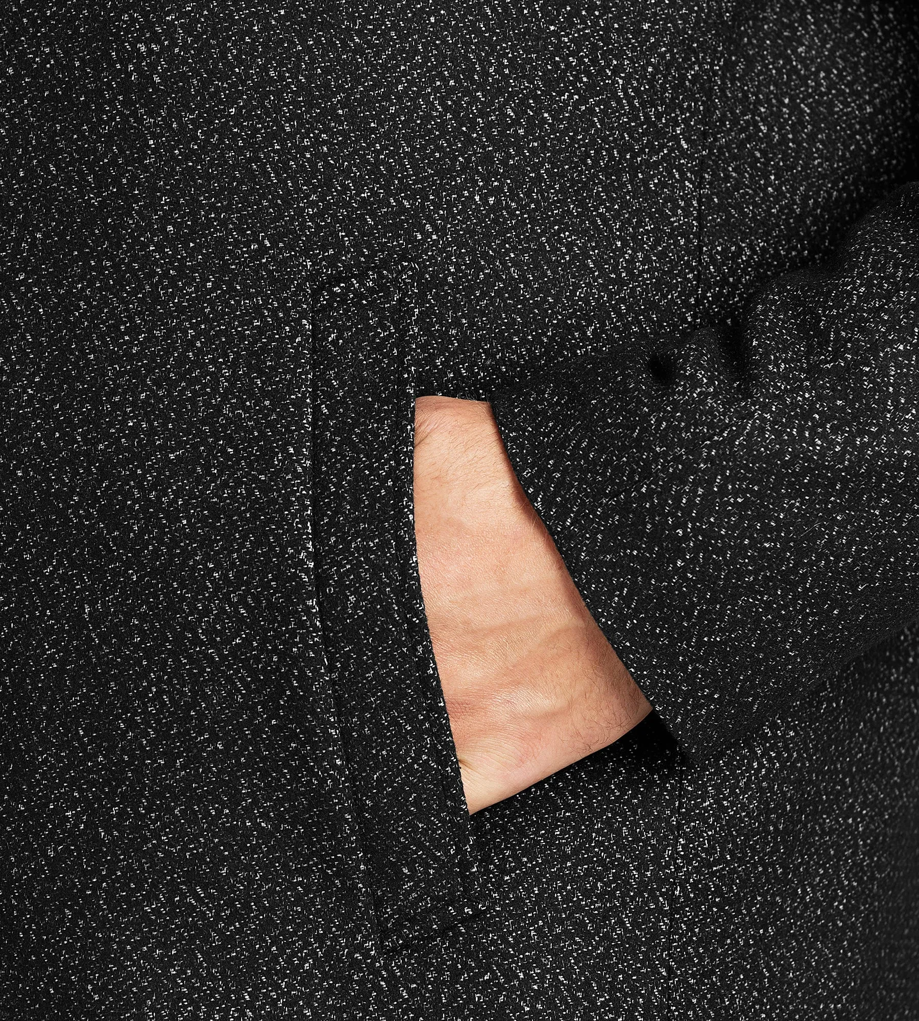 Funnel Collar Wool Blend Coat sold by George Richards product image thumbnail 5