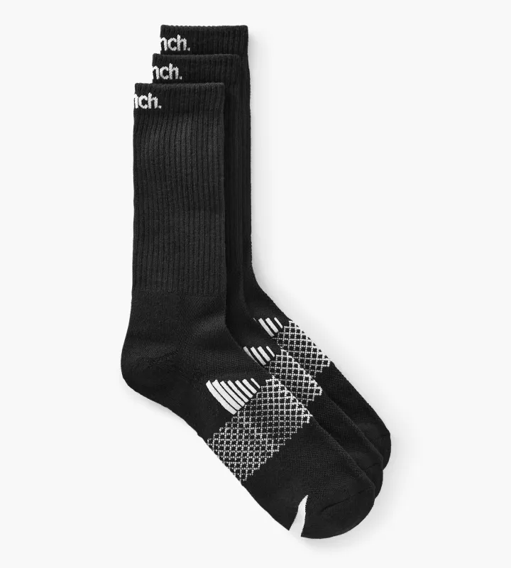 Active Half Cushion Crew Socks made by Bench