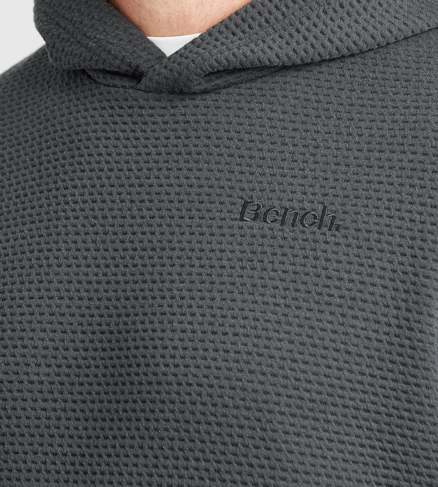 Waffle Textured Hoodie sold by George Richards product image thumbnail 3