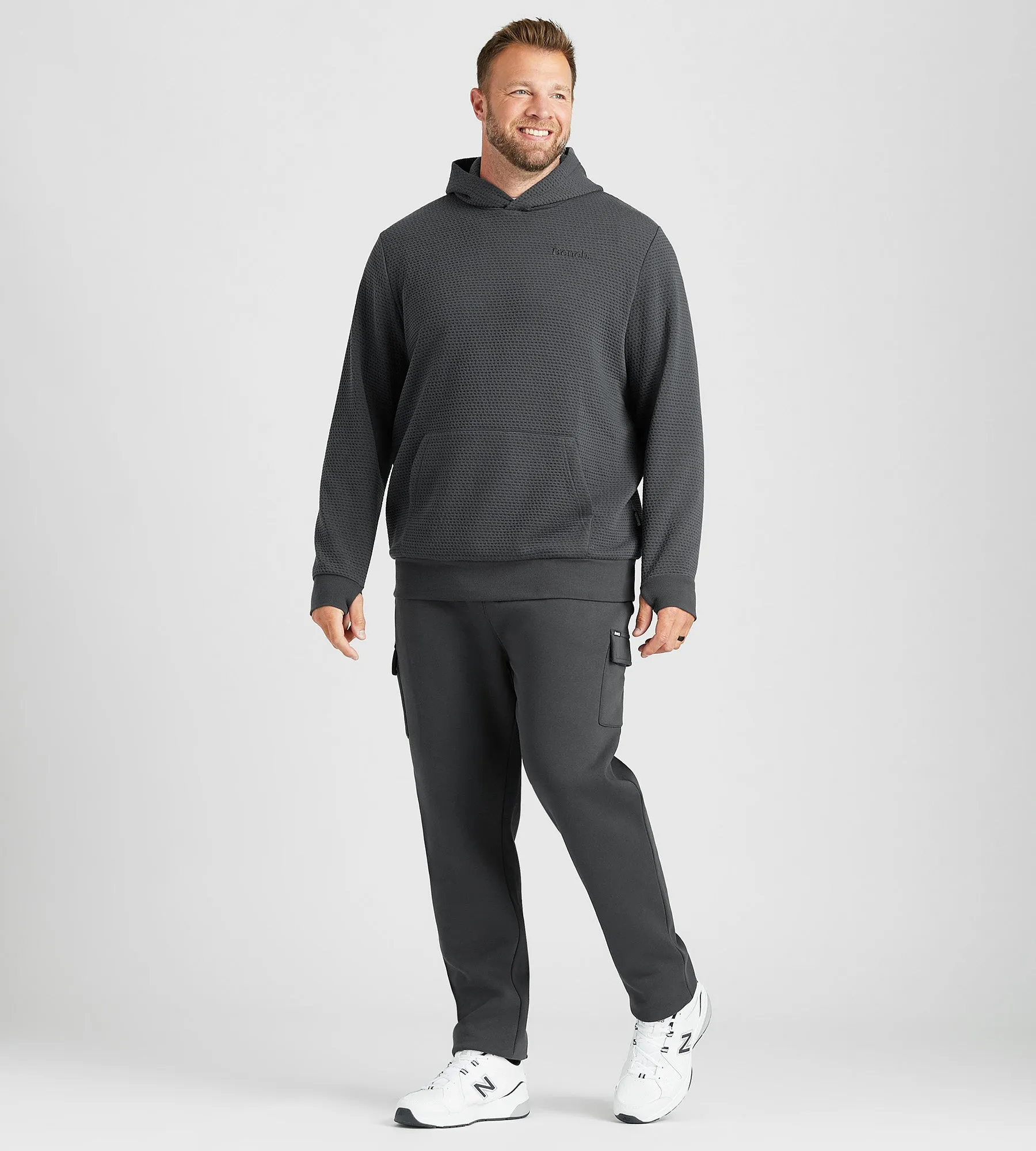 Waffle Textured Hoodie sold by George Richards product image thumbnail 2