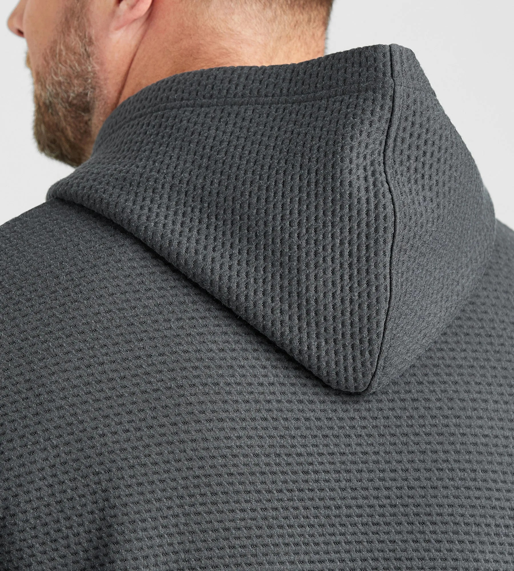 Waffle Textured Hoodie sold by George Richards product image thumbnail 5