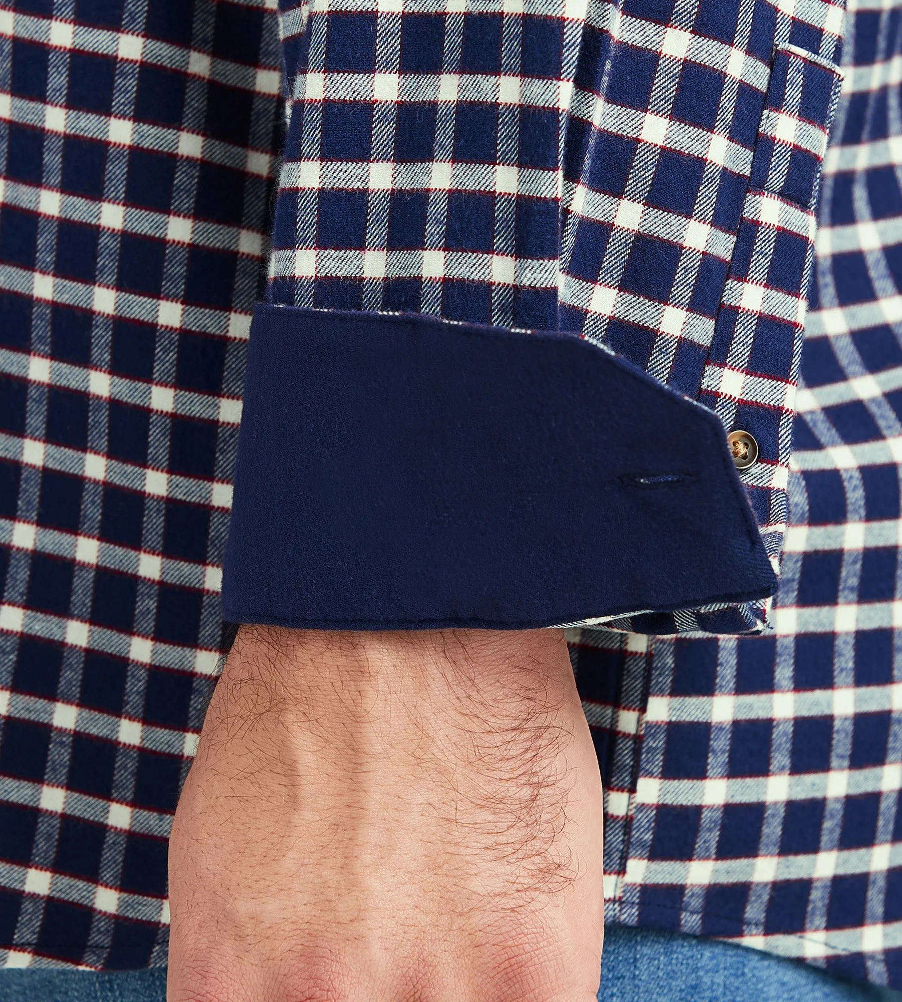 Plaid Flannel Shirt sold by George Richards product image thumbnail 3