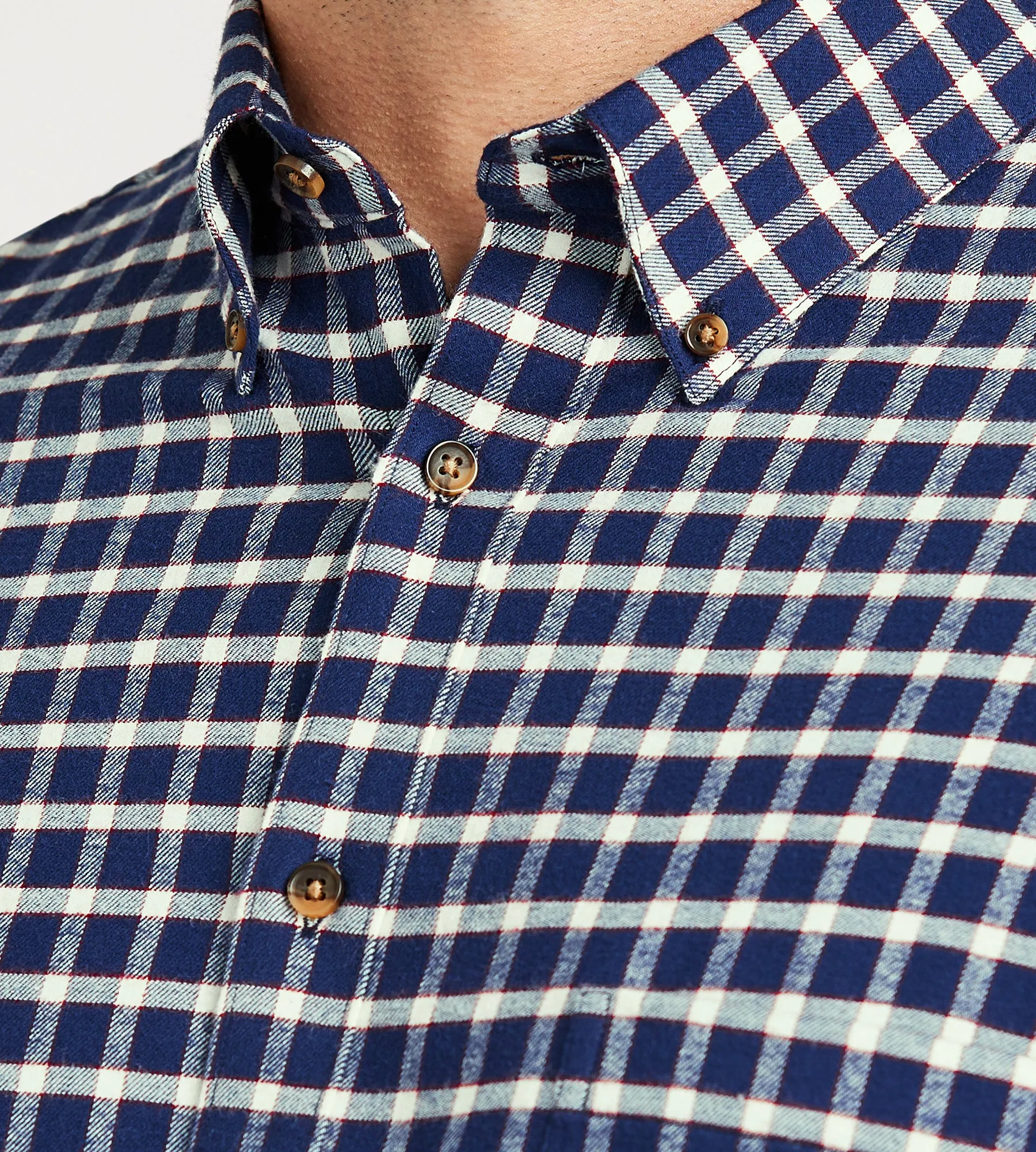Plaid Flannel Shirt sold by George Richards product image thumbnail 2