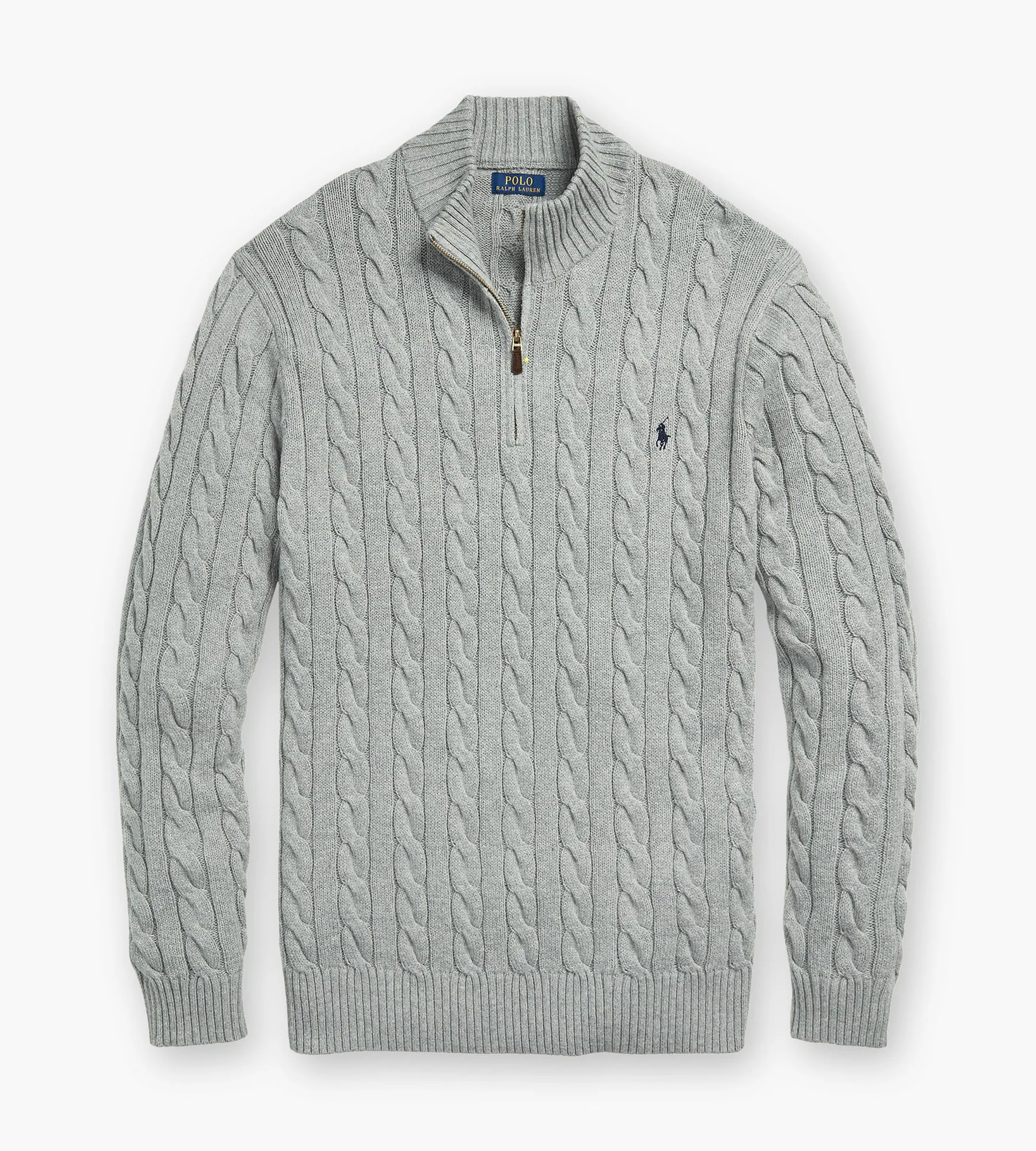 Cable 1/4 Zip Sweater sold by George Richards