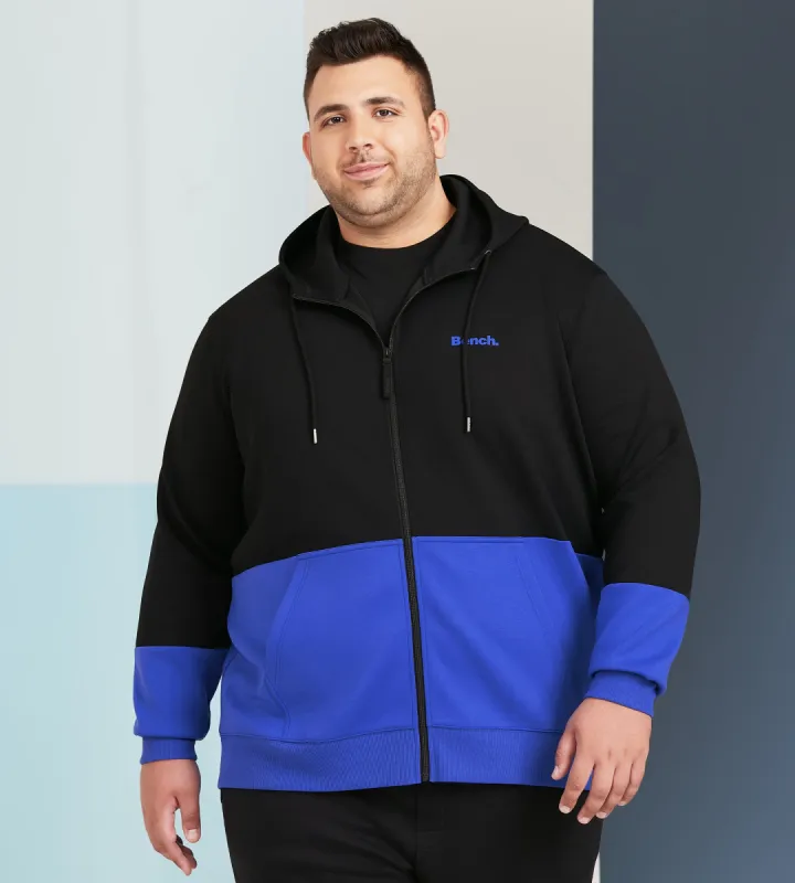 Colourblock Scuba Zip-Up Hoodie sold by George Richards