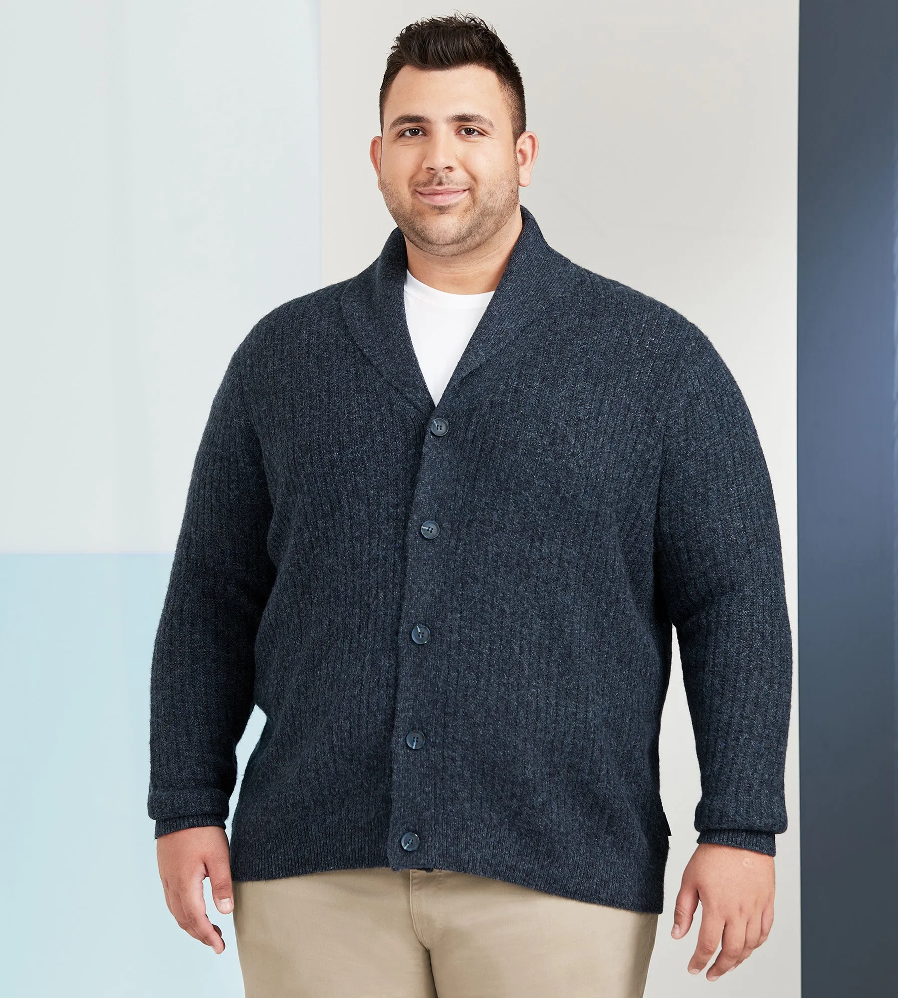 Shawl Collar Cardigan sold by George Richards