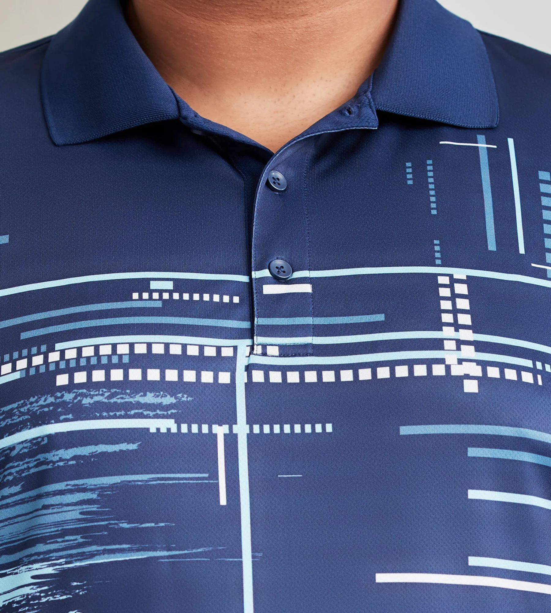 Active High Impact Print Polo sold by George Richards product image thumbnail 2