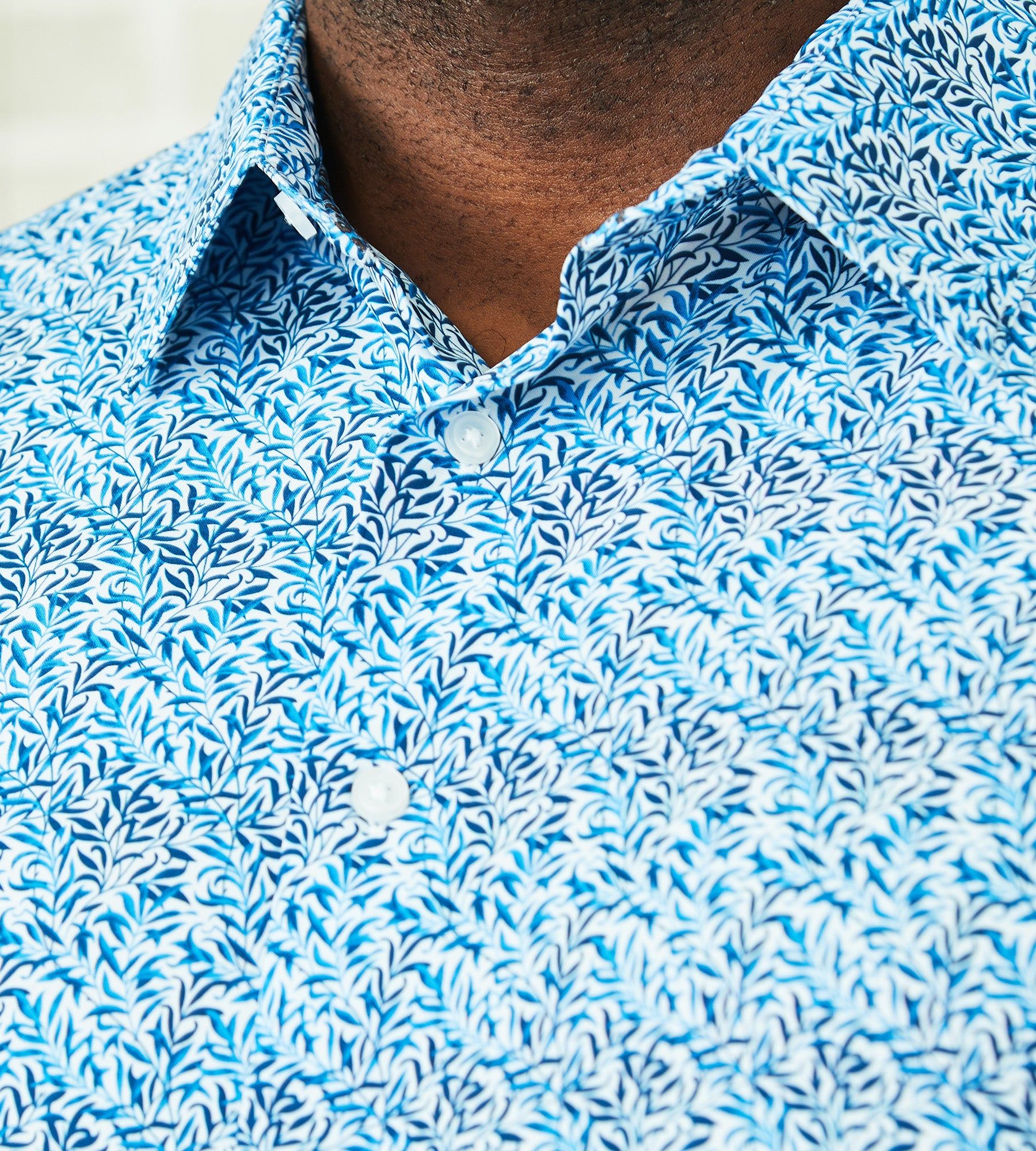 360° Stretch Floral Print Short Sleeve Sport Shirt sold by George Richards product image thumbnail 3