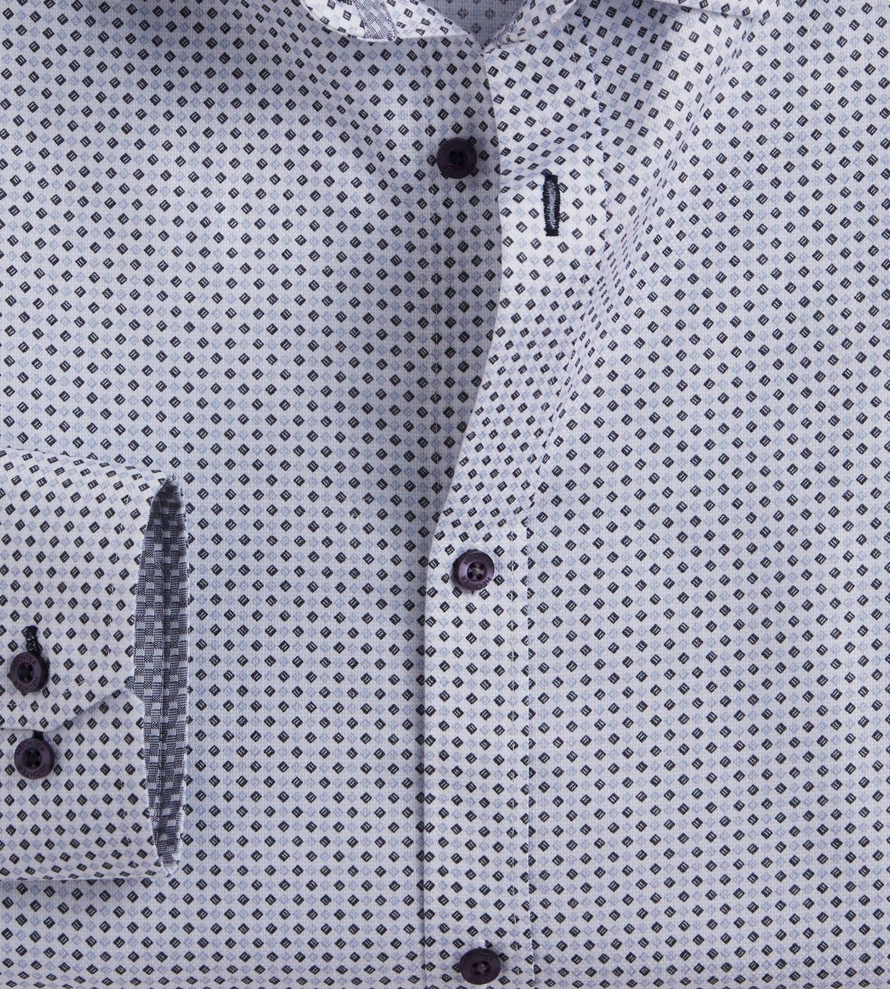 Modern Fit Non-Iron Geo Dress Shirt sold by George Richards product image thumbnail 2