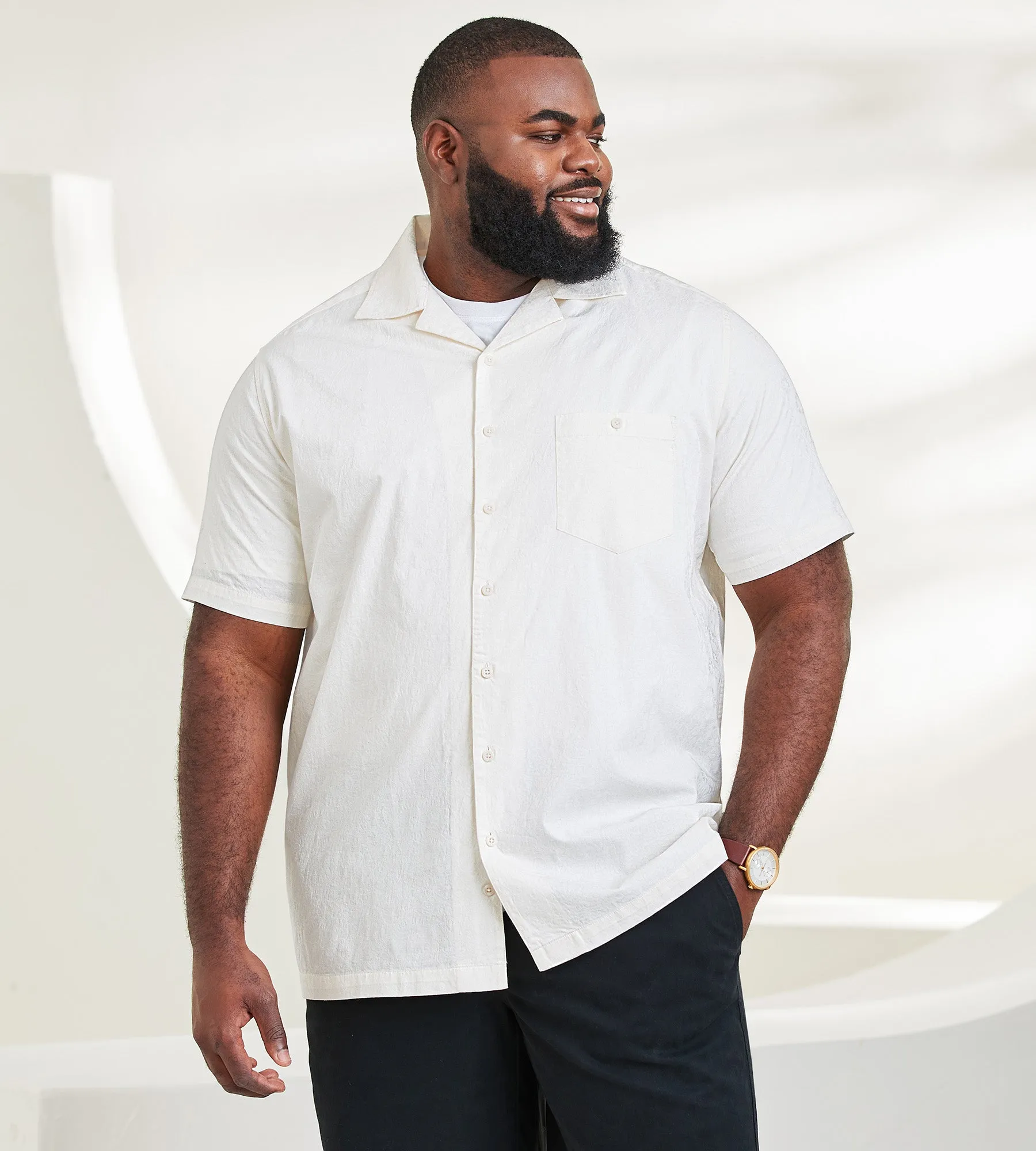 Solid Resort Short Sleeve Sport Shirt sold by George Richards