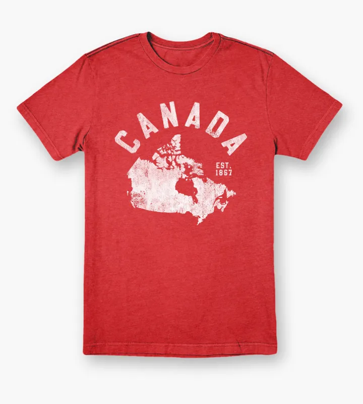 Canada Map Graphic Tee sold by George Richards