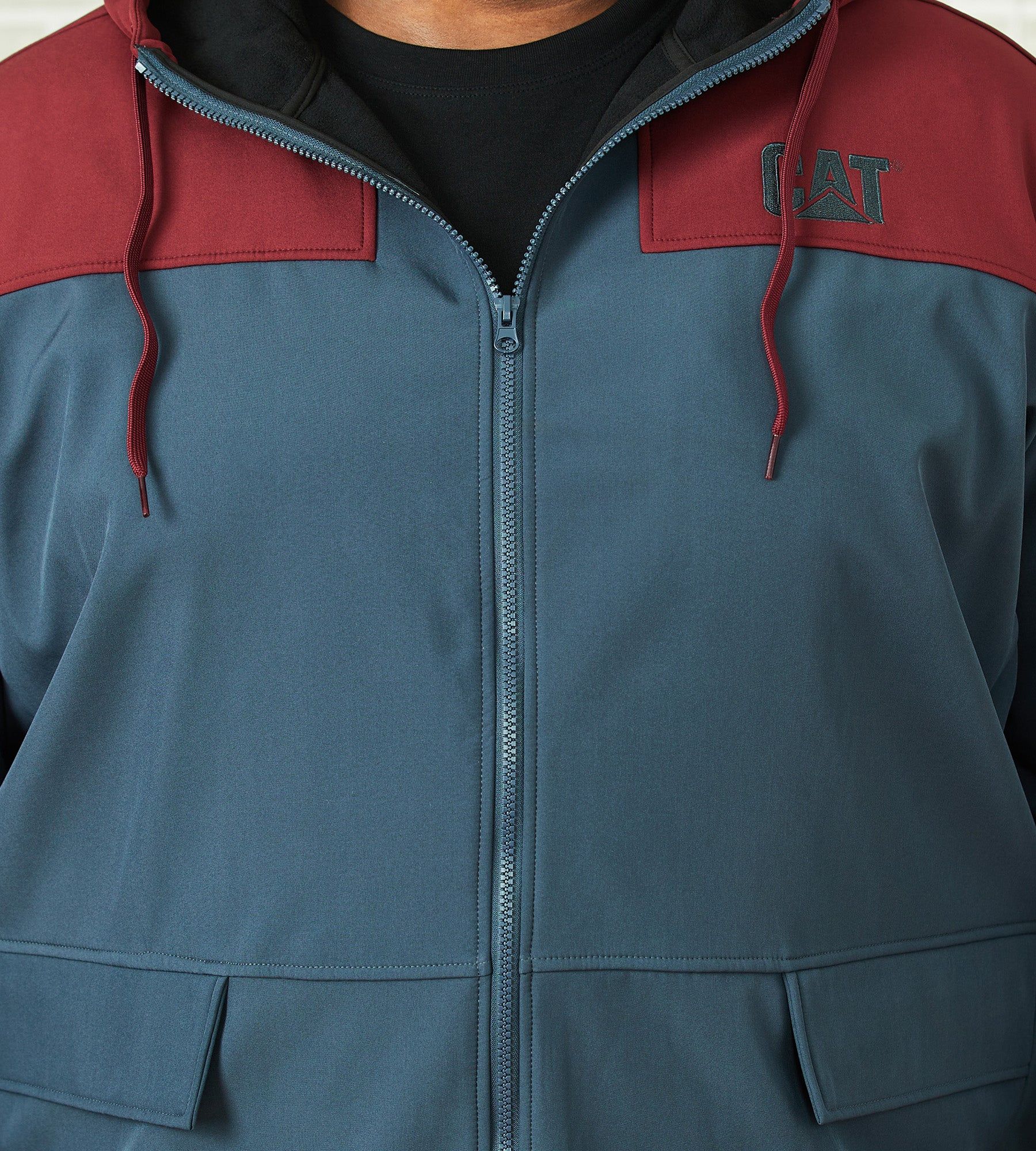 Micro Fleece Bonded Softshell Jacket sold by George Richards product image thumbnail 2