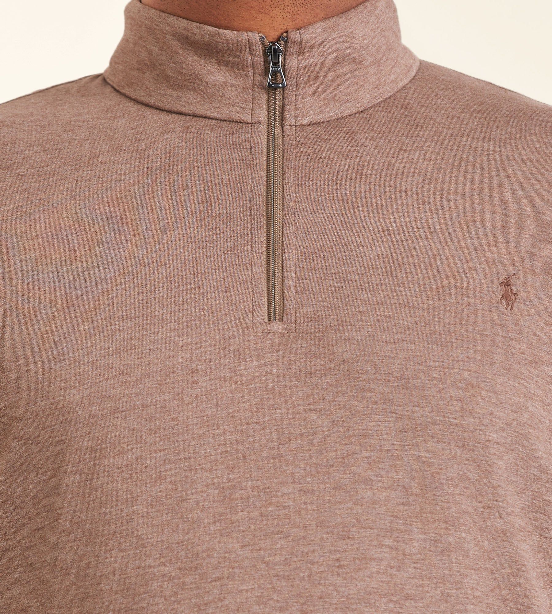 Luxury Jersey Quarter-Zip Pullover sold by George Richards product image thumbnail 2