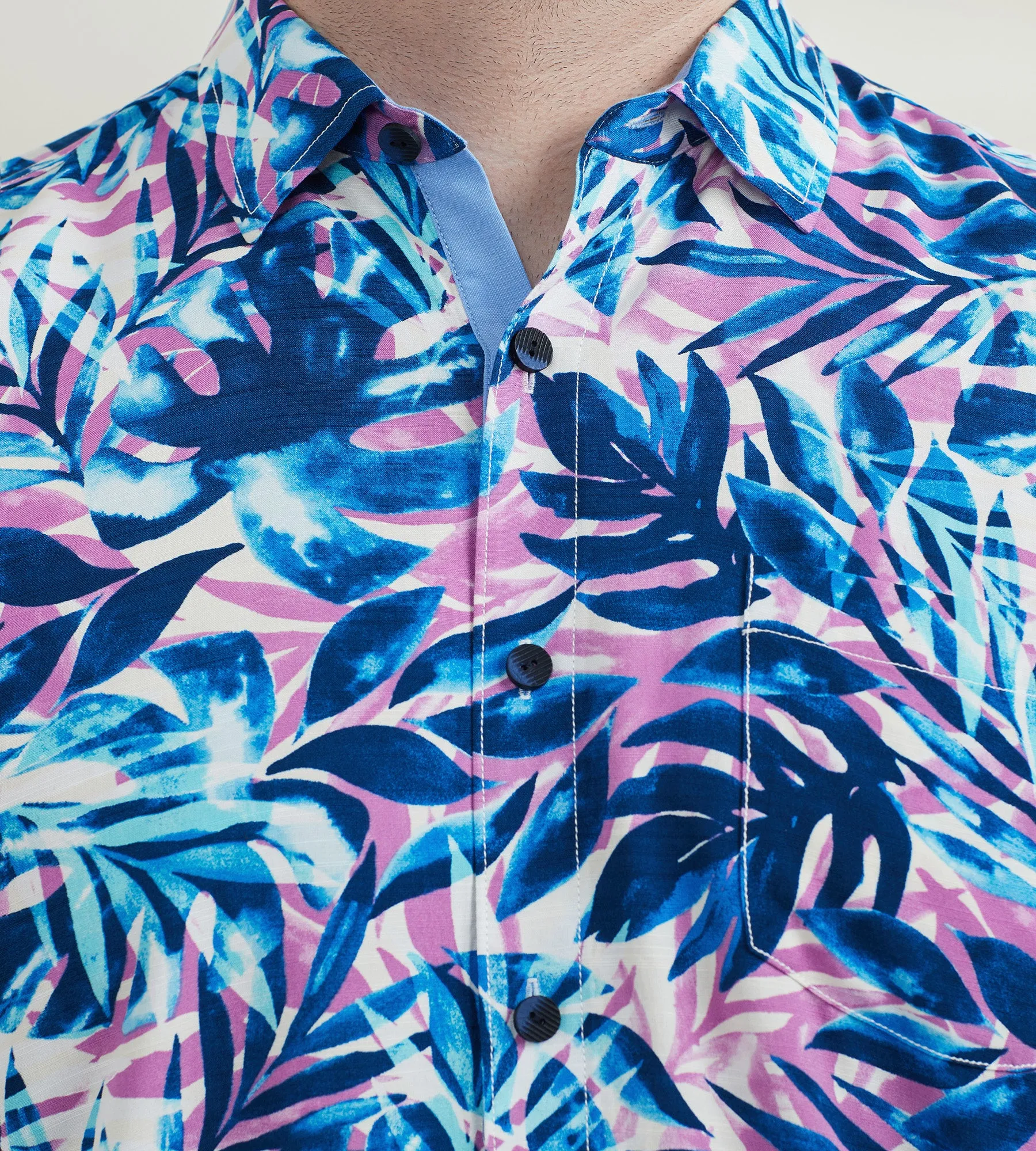 Violet Vines Sport Shirt sold by George Richards product image thumbnail 2