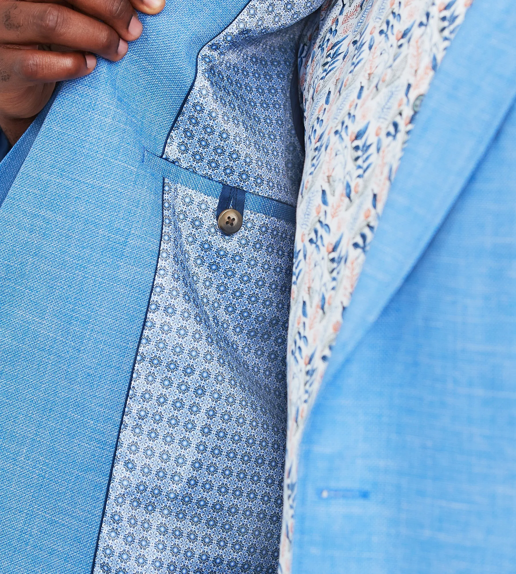 Modern Fit Woven Heather Sport Jacket sold by George Richards product image thumbnail 3