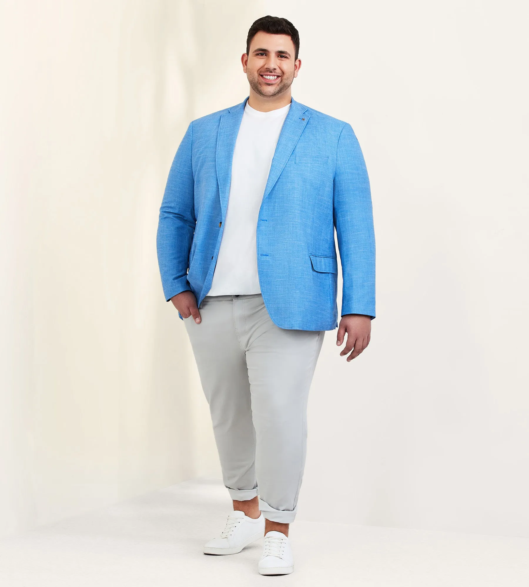 Modern Fit Woven Heather Sport Jacket sold by George Richards product image thumbnail 5