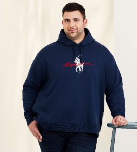 Graphic Fleece Polo Pony Hoodie sold by George Richards