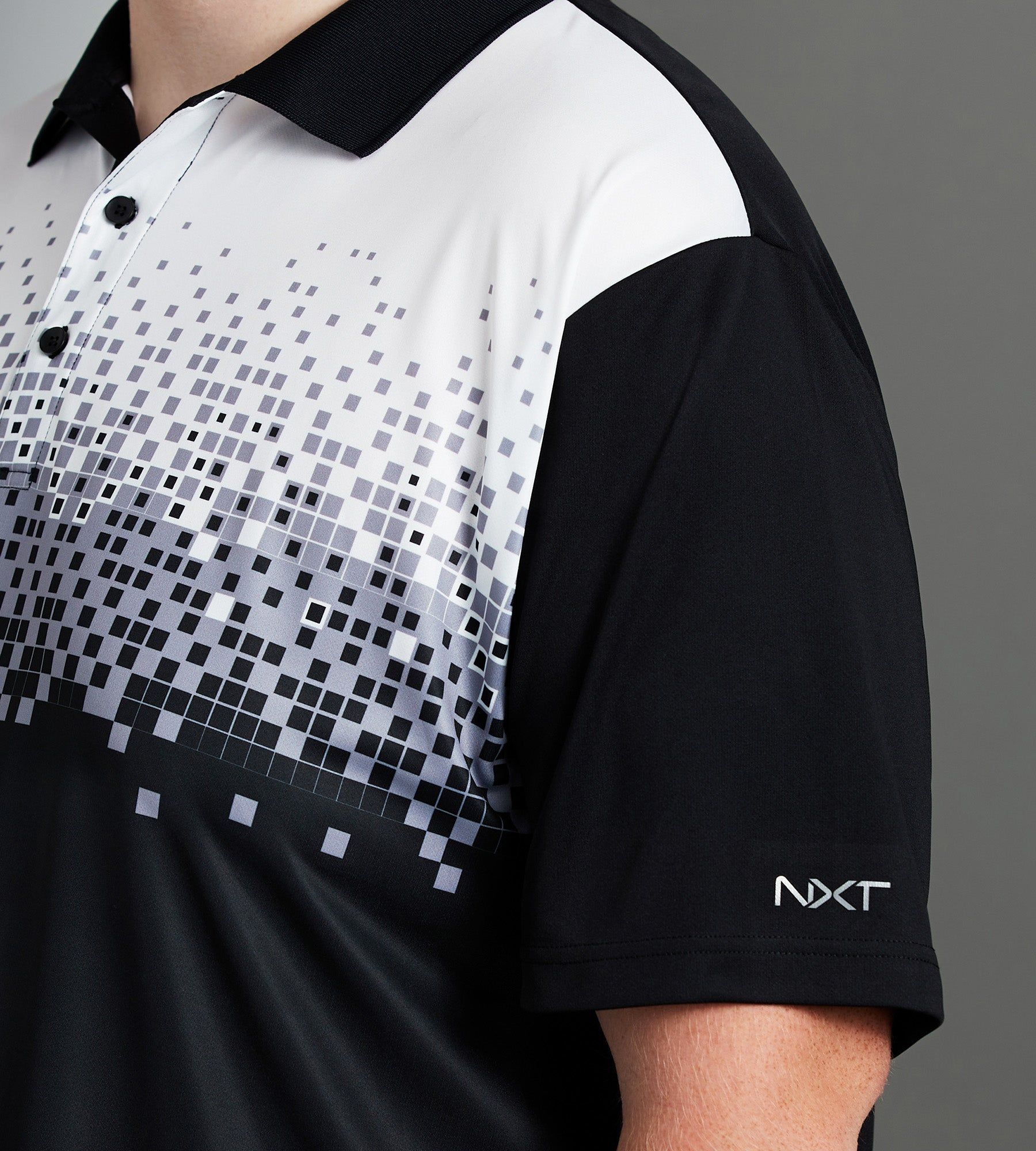Active Gradient Pixel Print Polo sold by George Richards product image thumbnail 3