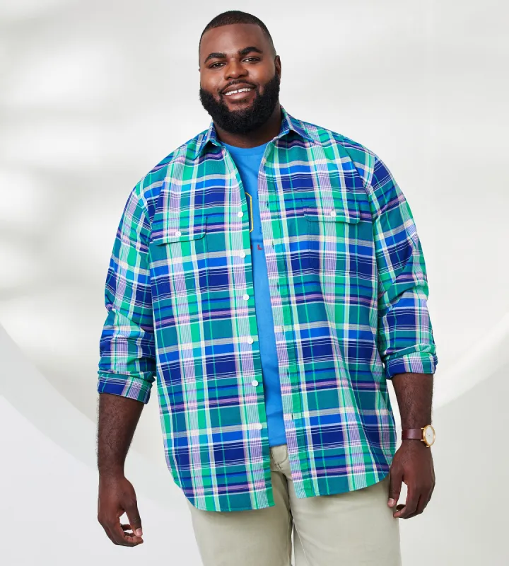 Plaid Oxford Sport Shirt sold by George Richards