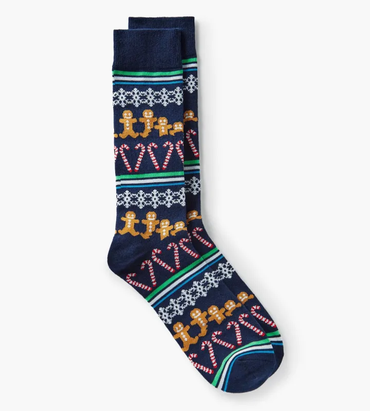 Gingerbread Christmas Socks sold by George Richards