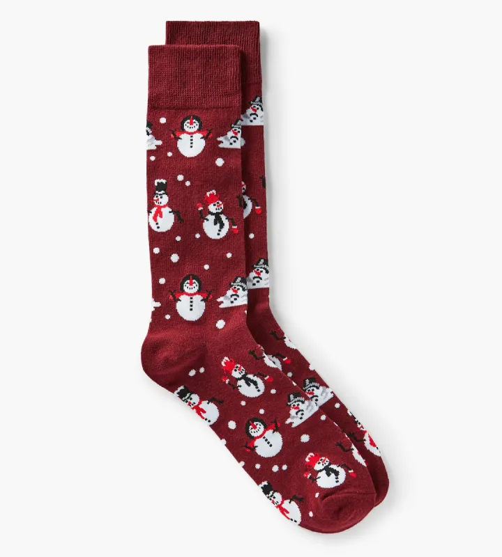 Snowman Christmas Socks sold by George Richards