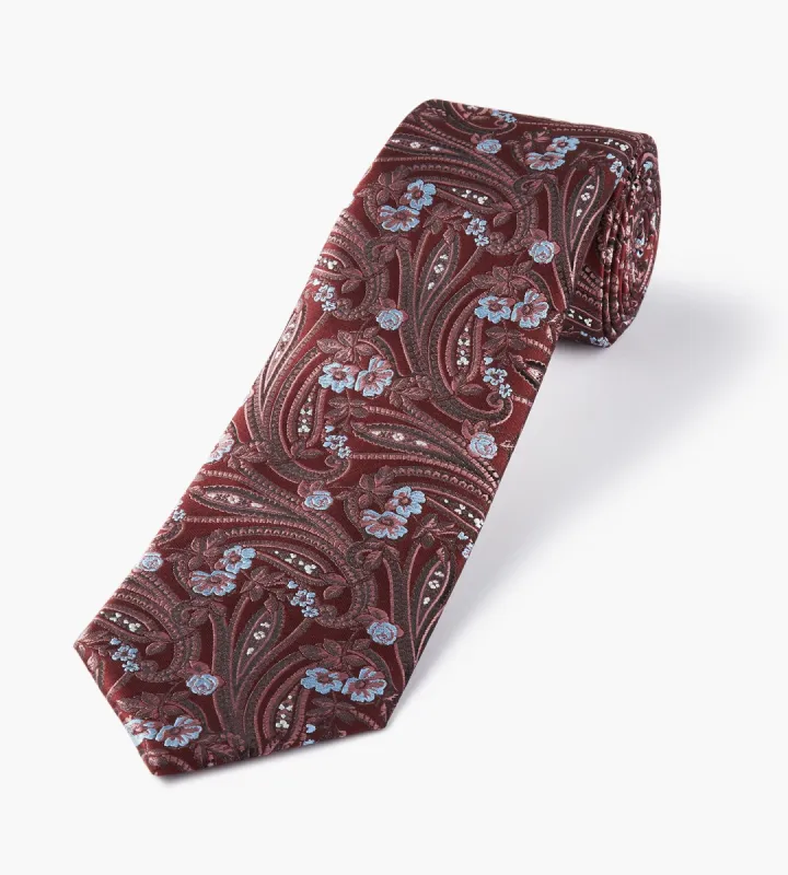 Paisley Floral Tie sold by George Richards