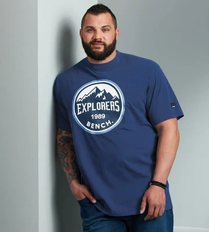 Rubberized Explorer Logo Graphic Tee sold by George Richards