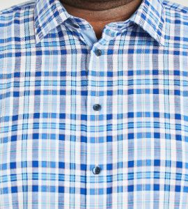 Easy Care Plaid Short Sleeve Sport Shirt sold by George Richards