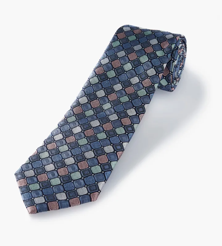 Multi Square Tie sold by George Richards