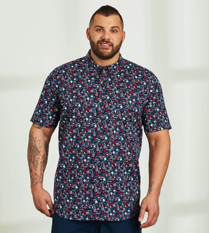 Rapid Rivers Short Sleeve Sport Shirt sold by George Richards