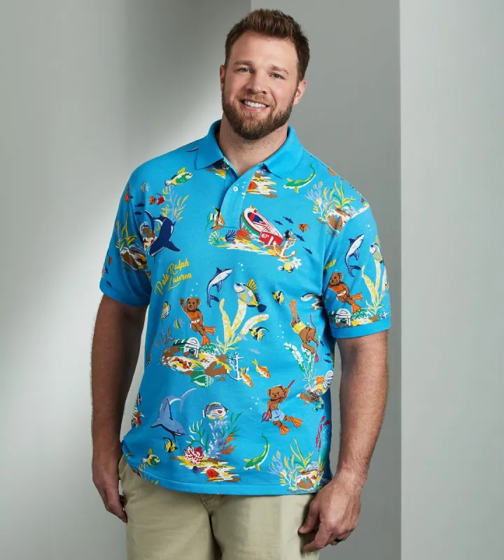 Polo Bear Mesh Polo sold by George Richards