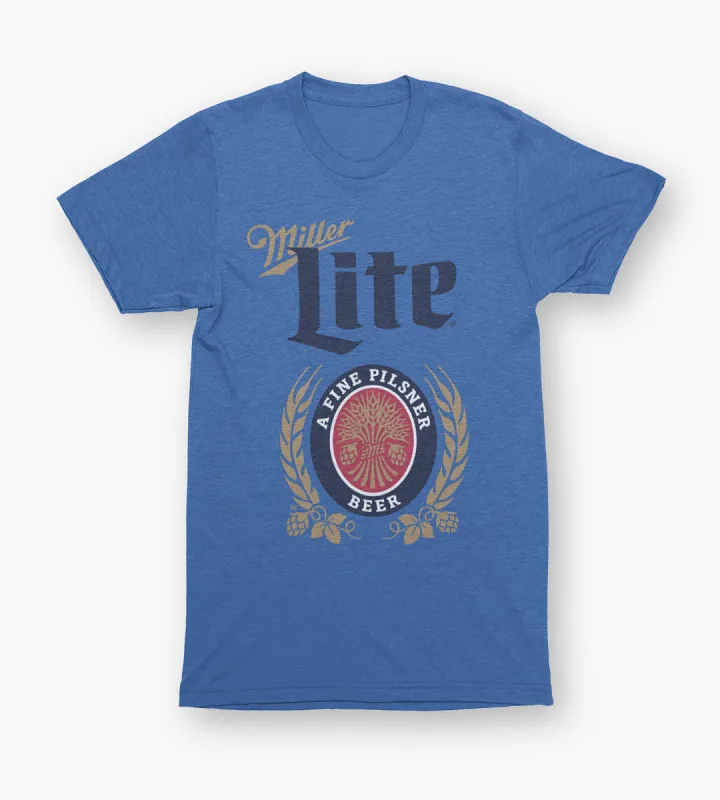 Miller Lite Graphic Tee sold by George Richards