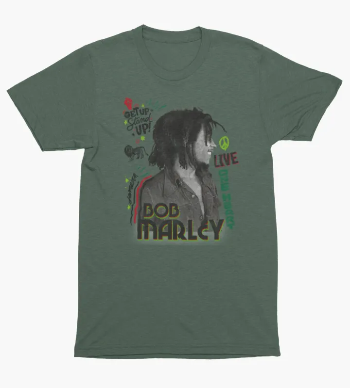 Bob Marley Graphic Tee sold by George Richards