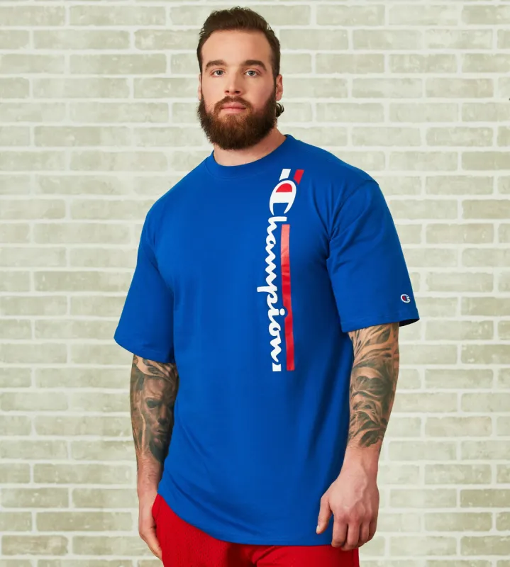 Verticial Script Logo Tee sold by George Richards