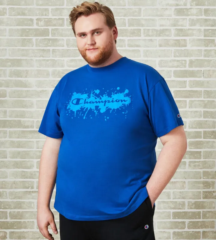 Paint Splatter Script Logo Tee sold by George Richards