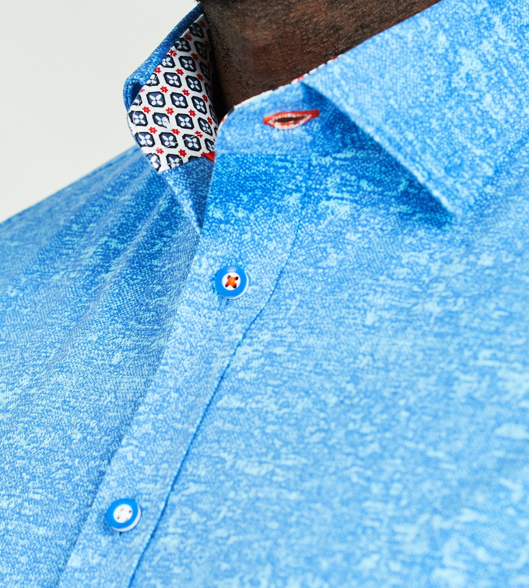 360° Stretch Textured Short Sleeve Sport Shirt sold by George Richards product image thumbnail 4