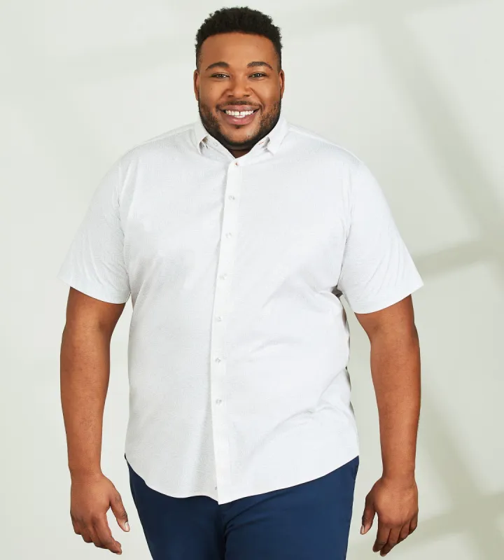 360° Stretch Floral Print Short Sleeve Sport Shirt sold by George Richards