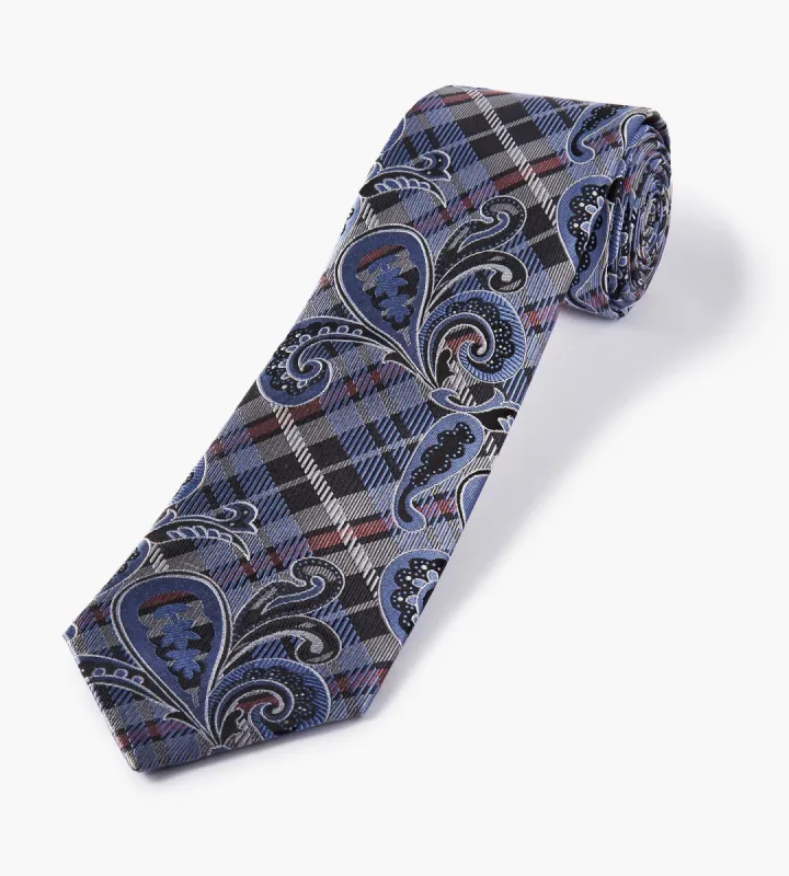 Paisley Check Tie sold by George Richards
