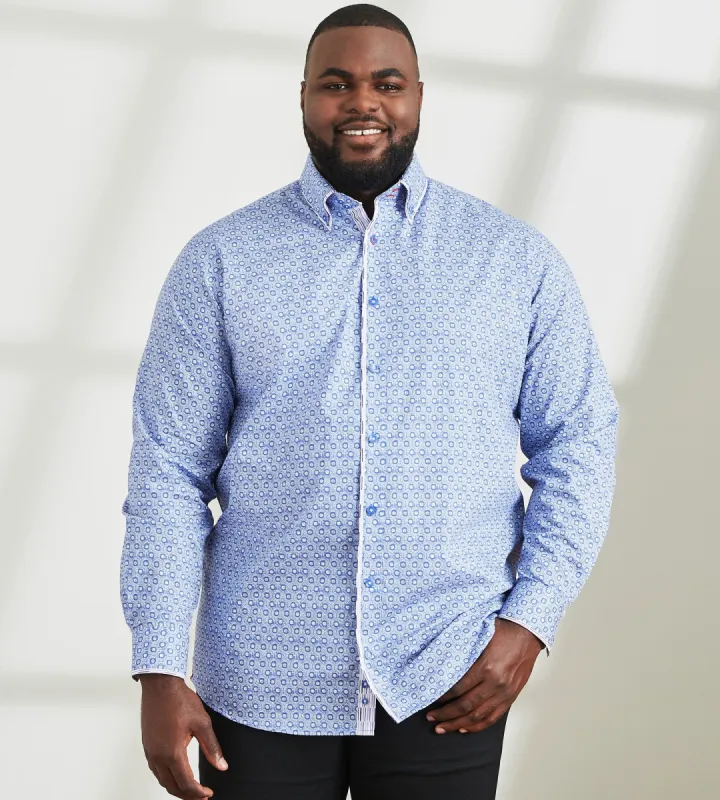Non-Iron Double Collar Long Sleeve Sport Shirt sold by George Richards