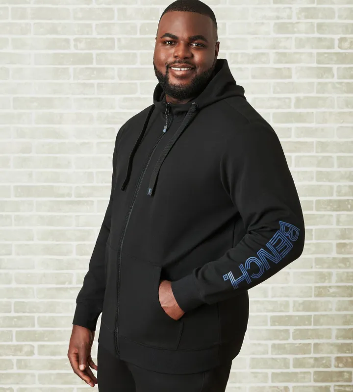 Full-Zip Scuba Sleeve Logo Hoodie sold by George Richards