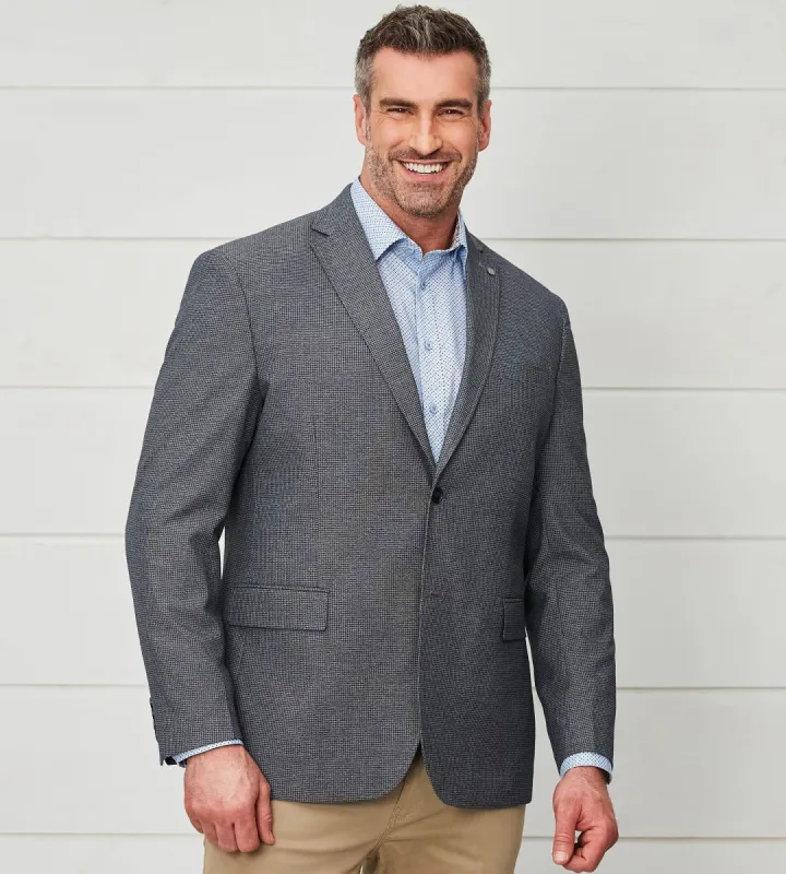 Modern Fit Neat Woven Sport Jacket sold by George Richards