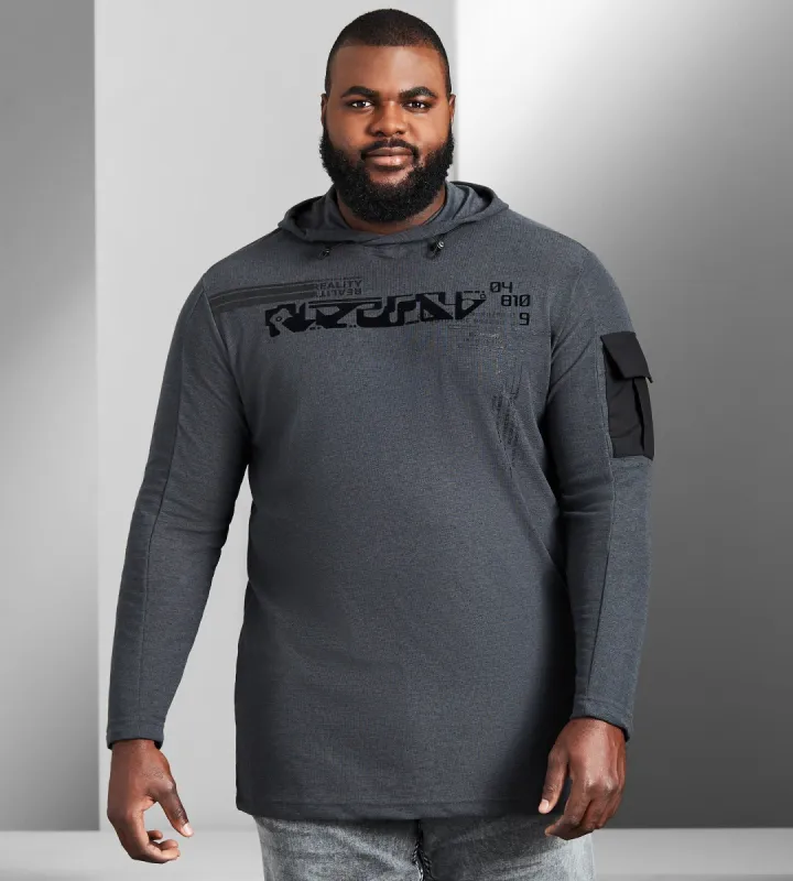 Long Sleeve Hooded Graphic Tee sold by George Richards