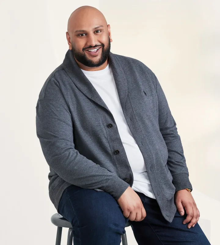 Shawl Collar Cardigan sold by George Richards