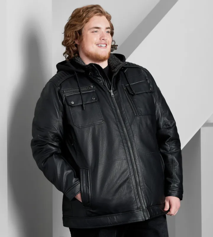 Vegan Leather Jacket sold by George Richards