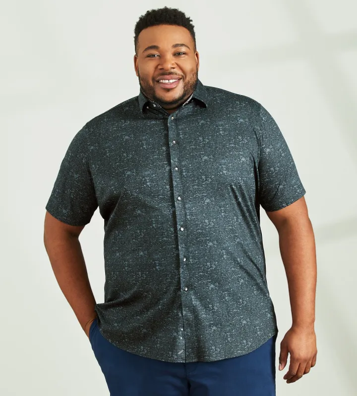360° Stretch Textured Short Sleeve Sport Shirt sold by George Richards