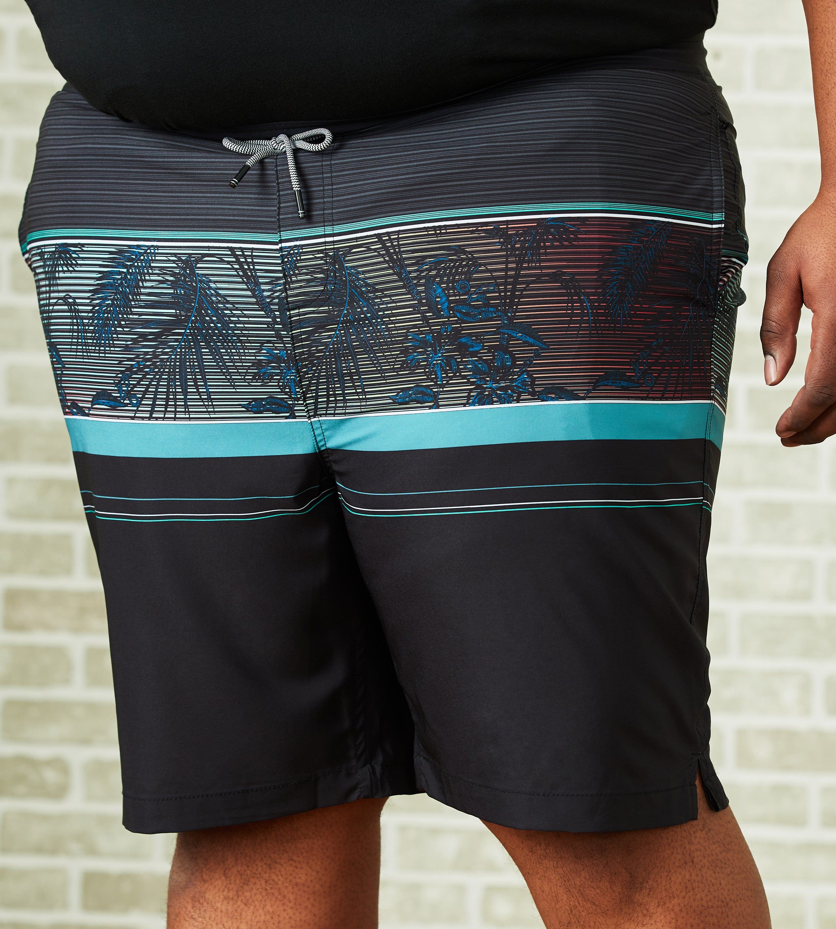 Tropical Print Swim Shorts sold by Mr. Big and Tall